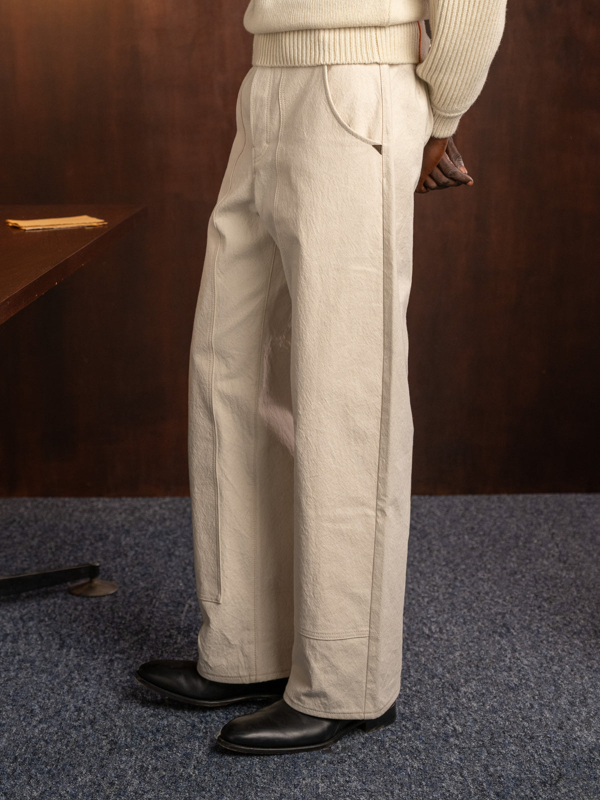fatigue pants \ ivory