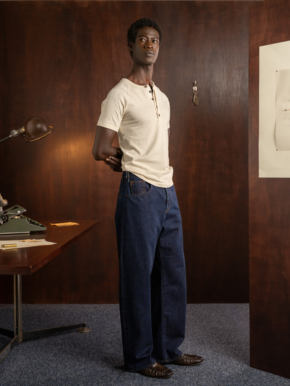serafino \ short sleeve \ ivory