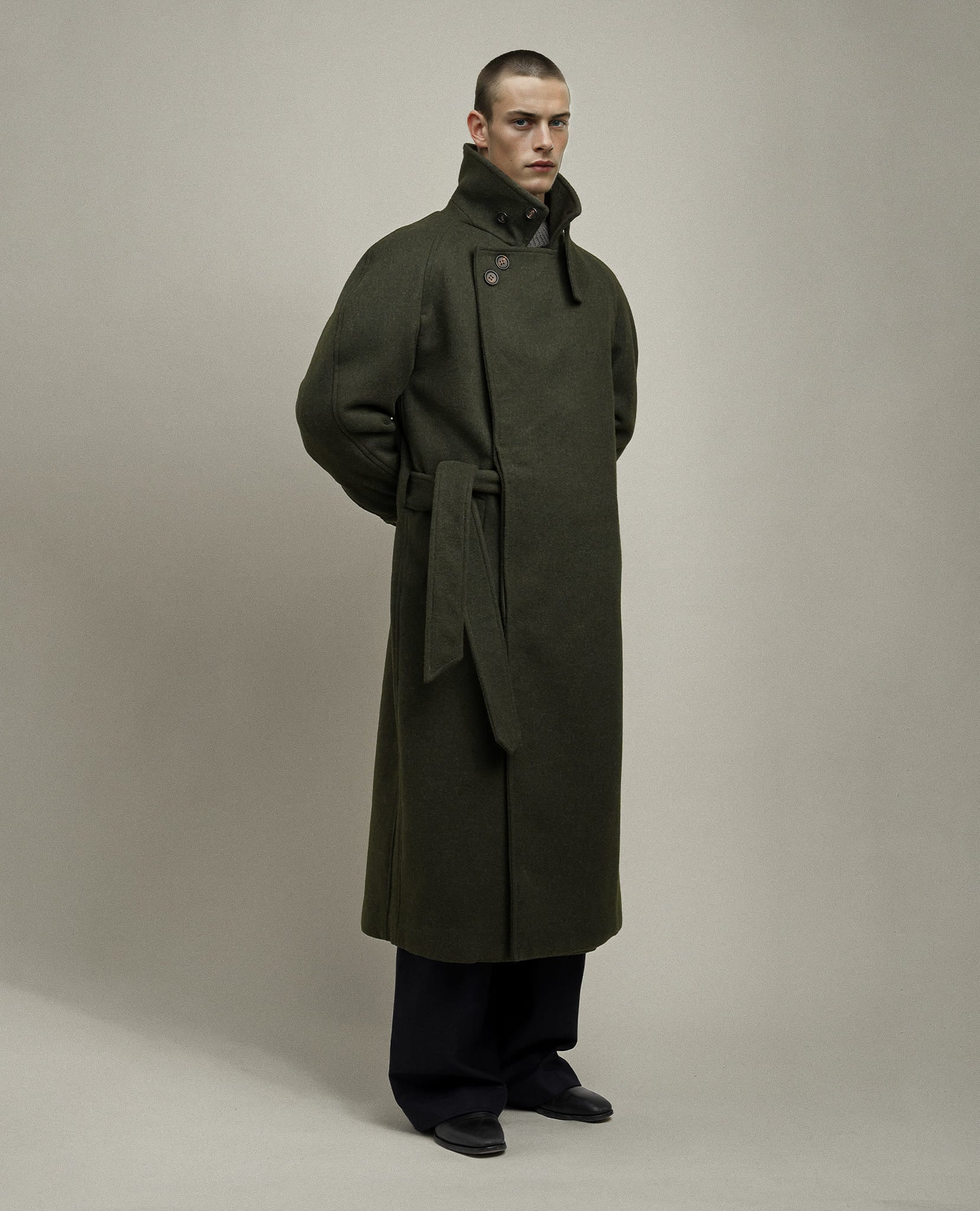 The Loden Coat - Loden Green