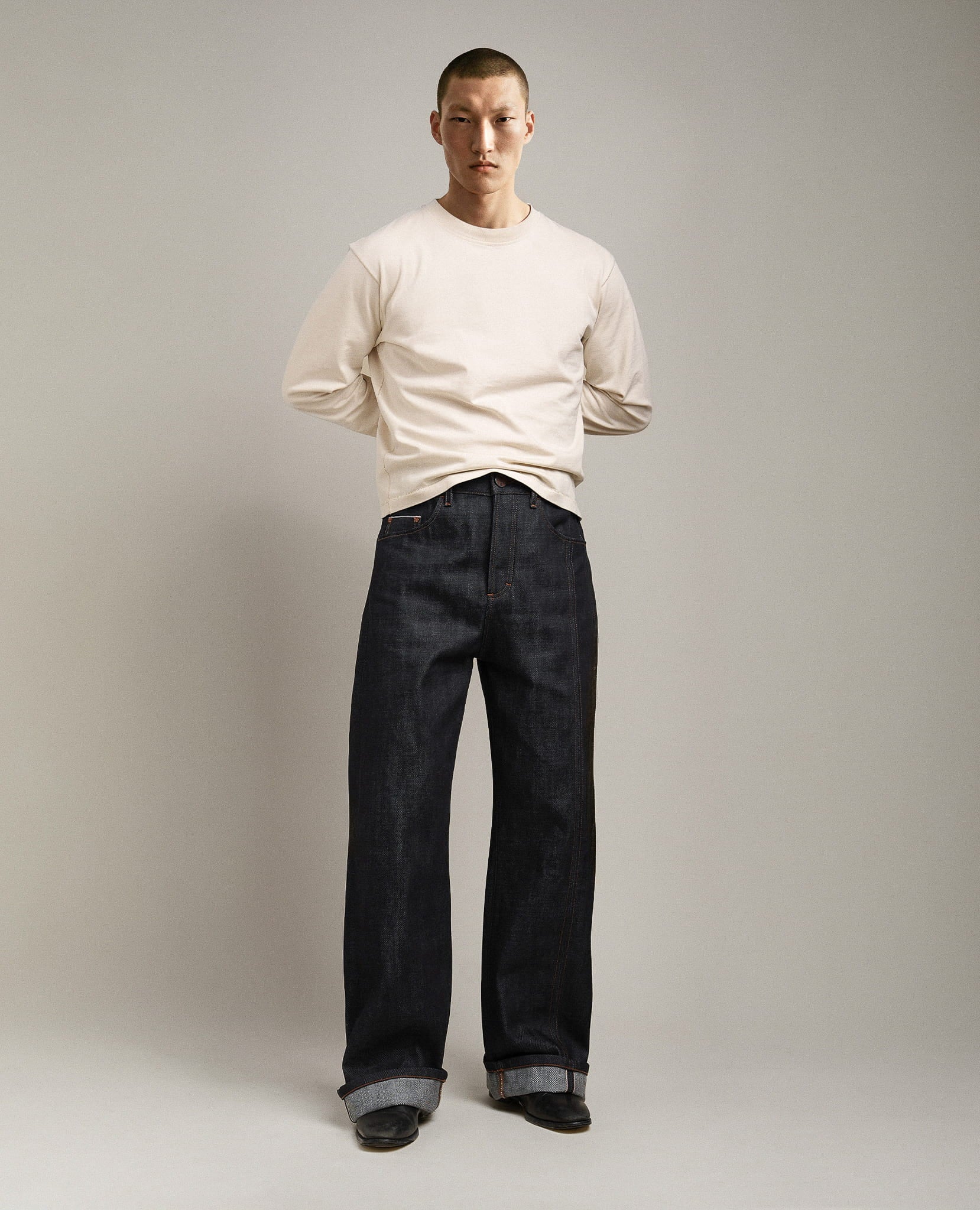 THE DENIM PANTS - KUROZAKURA (RAW DENIM) – Borderline