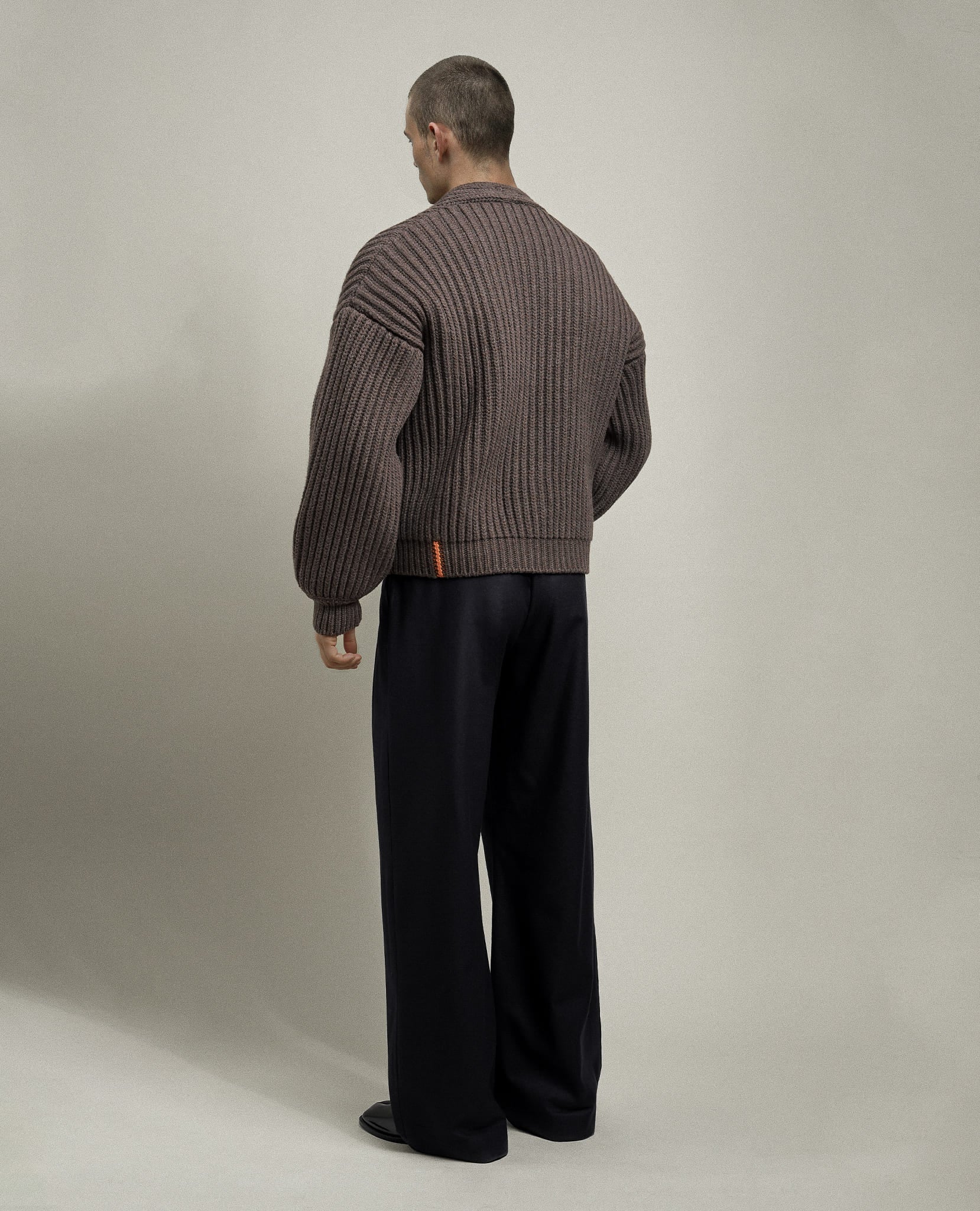 The Knitted Jacket - Mocha