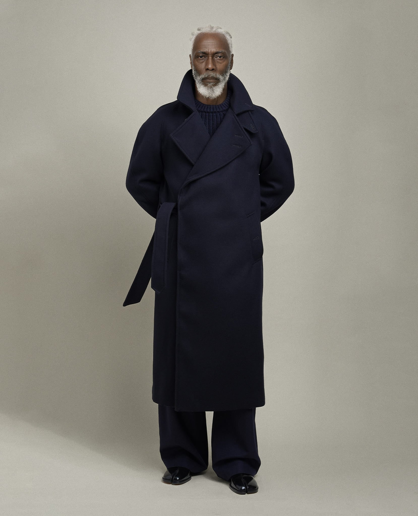 The Loden Coat - Navy