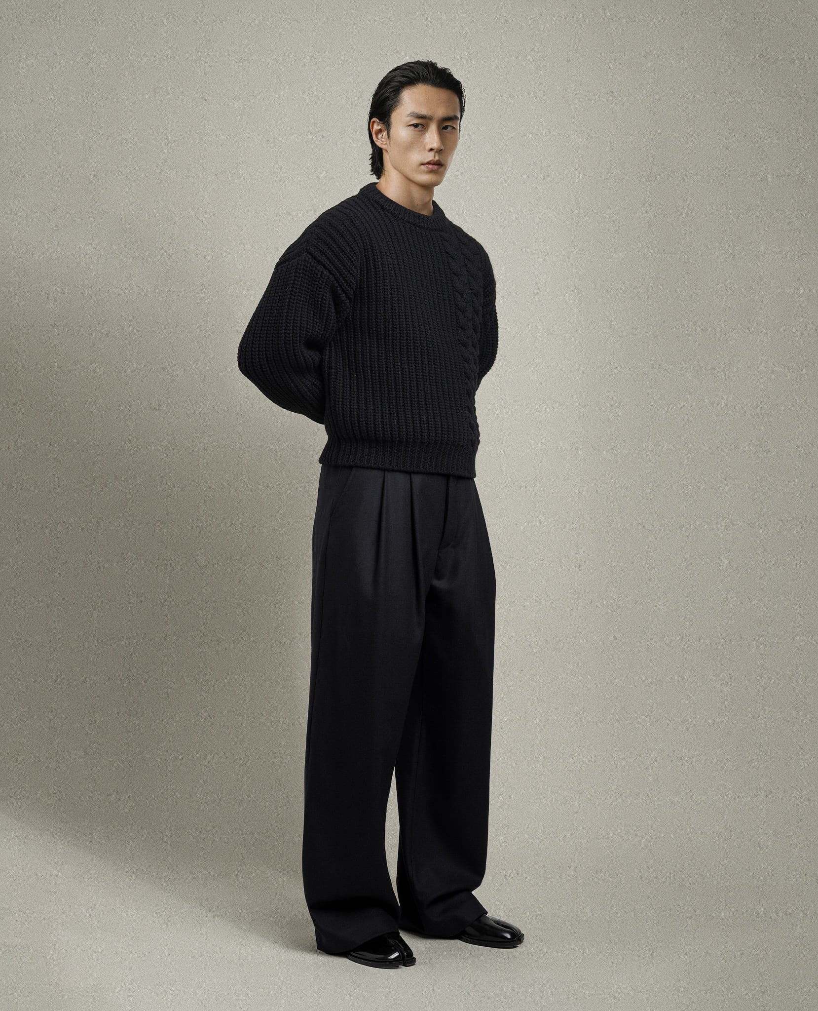 The "Cable Knit" Sweater - Punto Nero