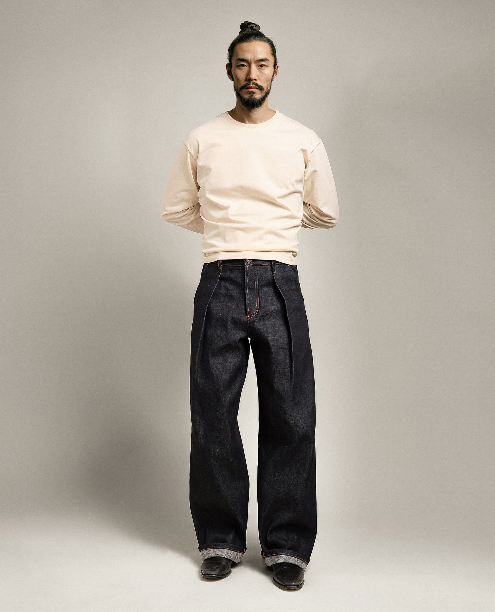 THE DENIM PANTS - UMANORI HAKAMA – Borderline