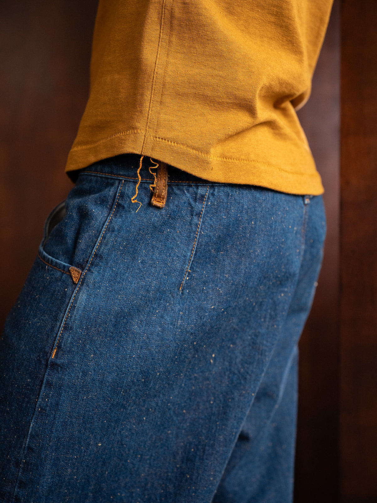 kakishibu denim \ enzyme wash