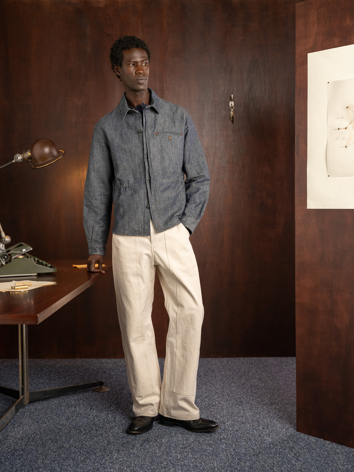 chambray overshirt
