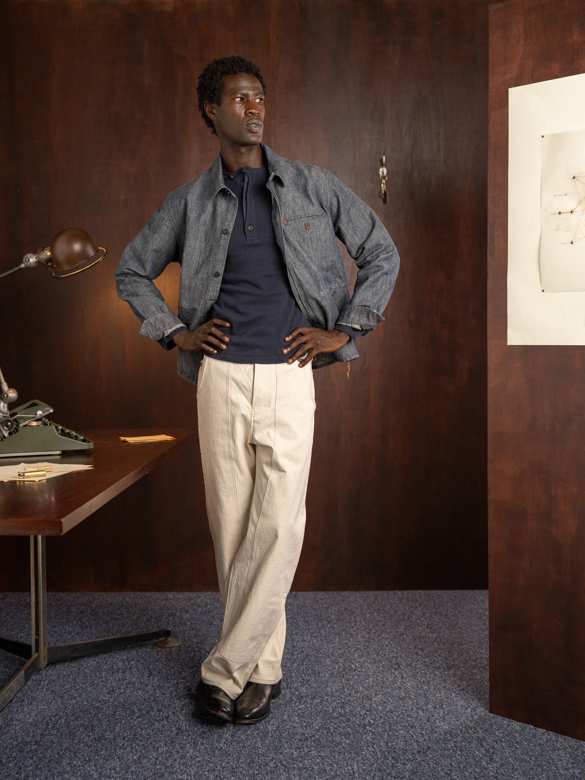 chambray overshirt