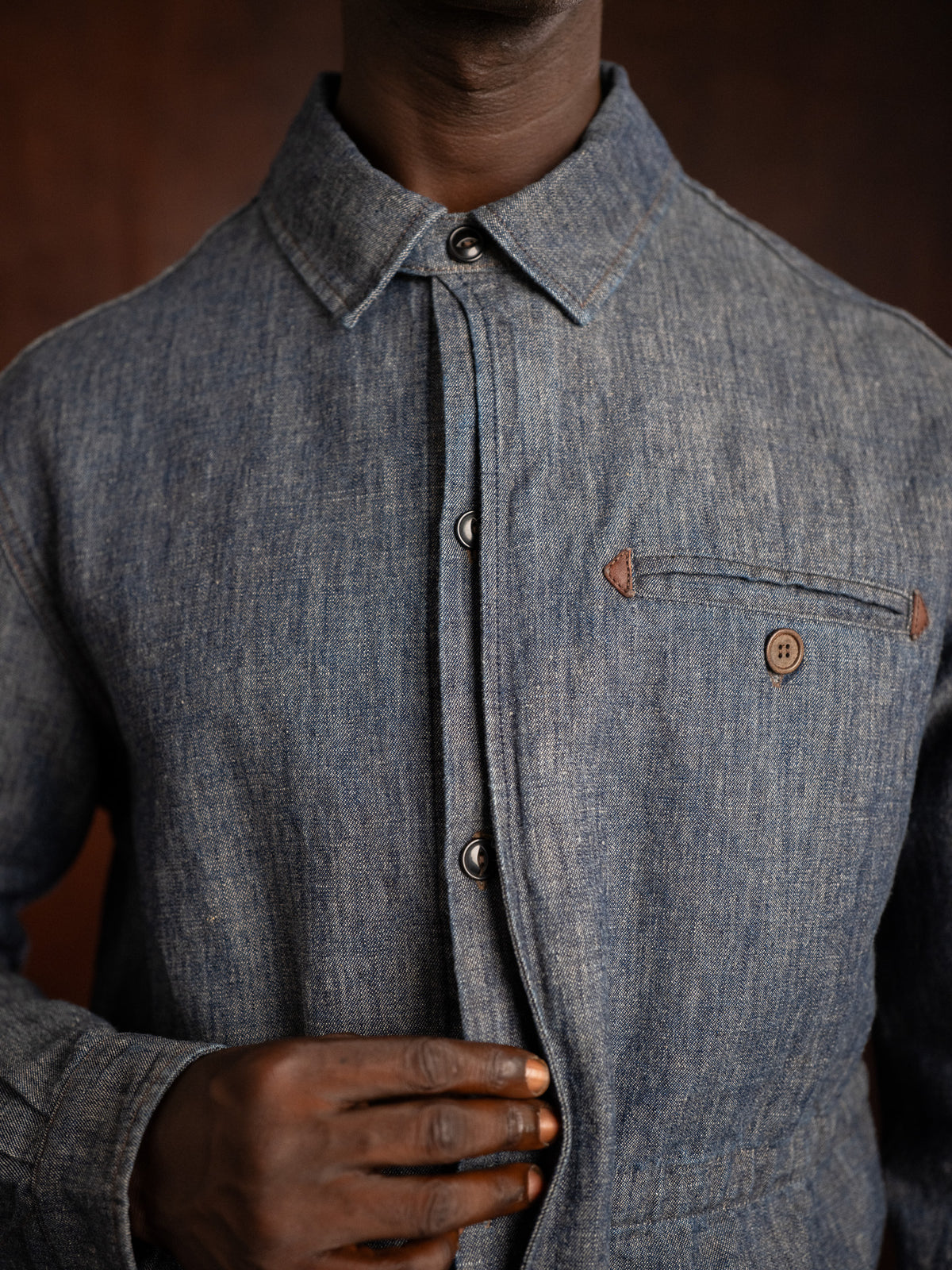 chambray overshirt