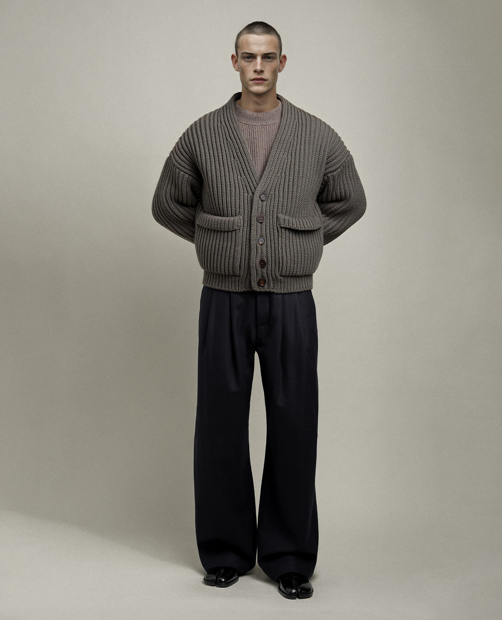 The Knitted Jacket - Faded Loden