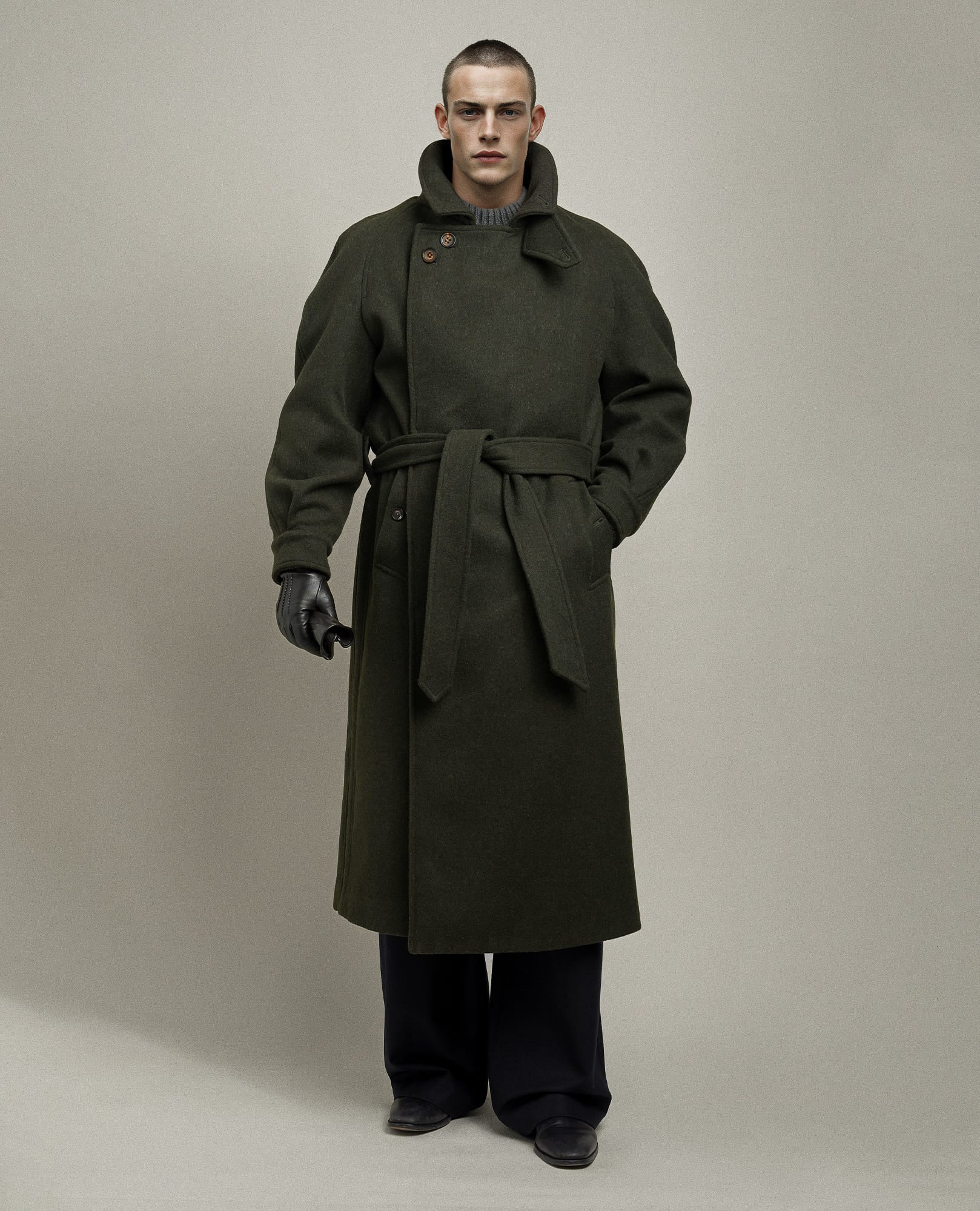 The Loden Coat - Loden Green