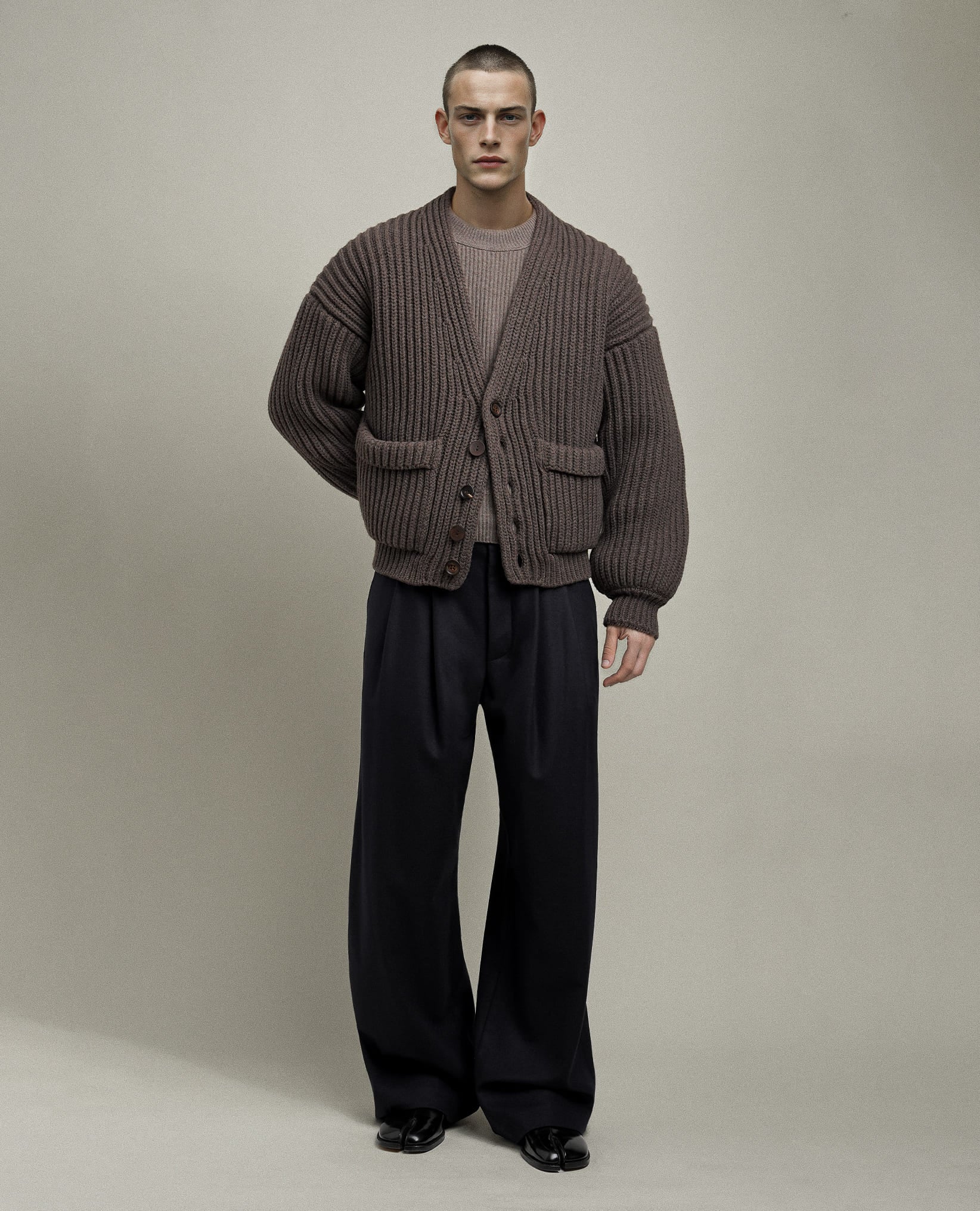 The Knitted Jacket - Mocha