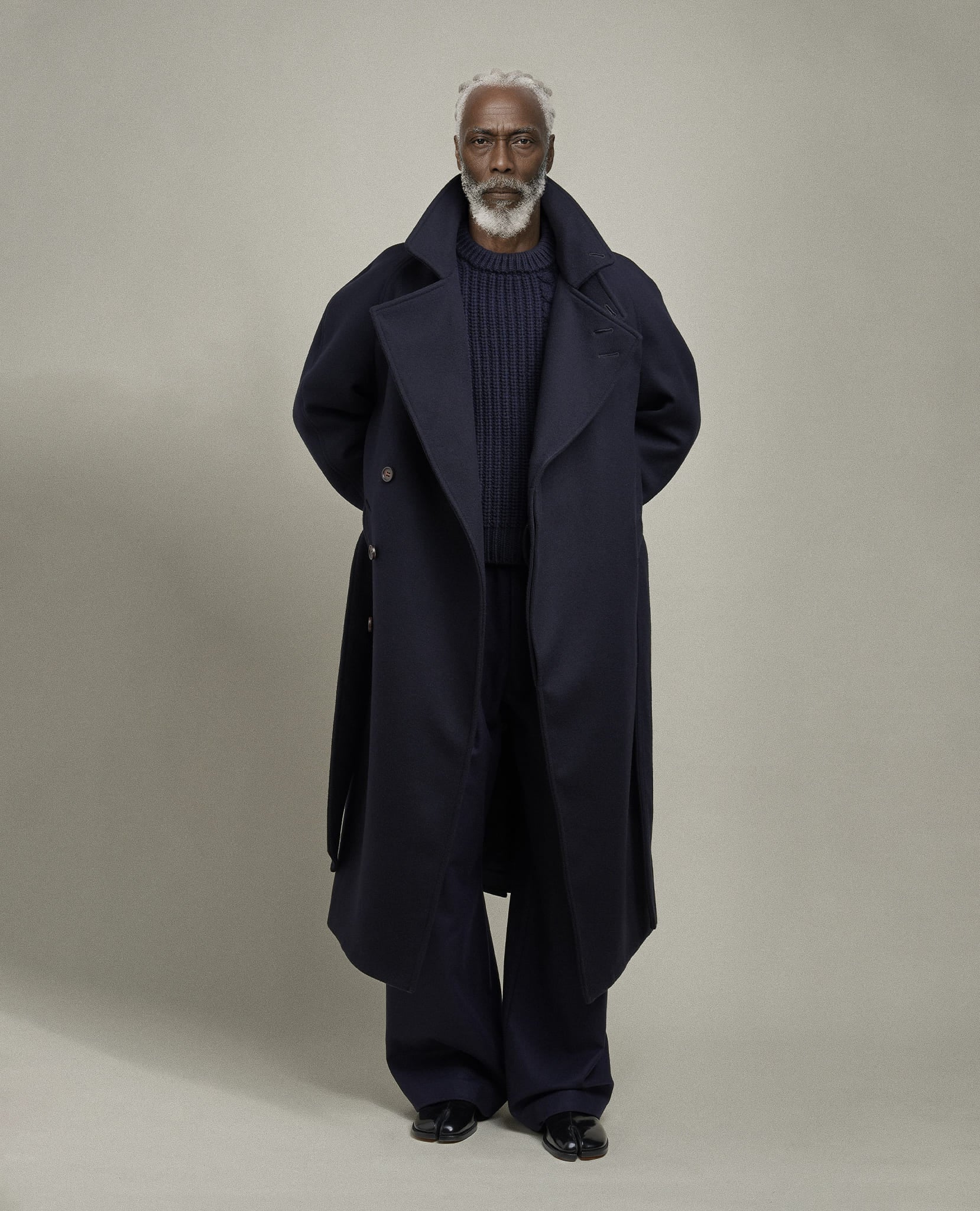 The Loden Coat - Navy