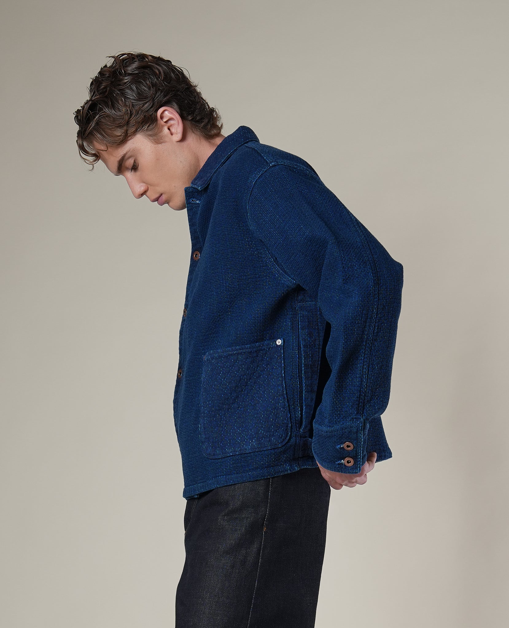 chore jacket  \ sashiko
