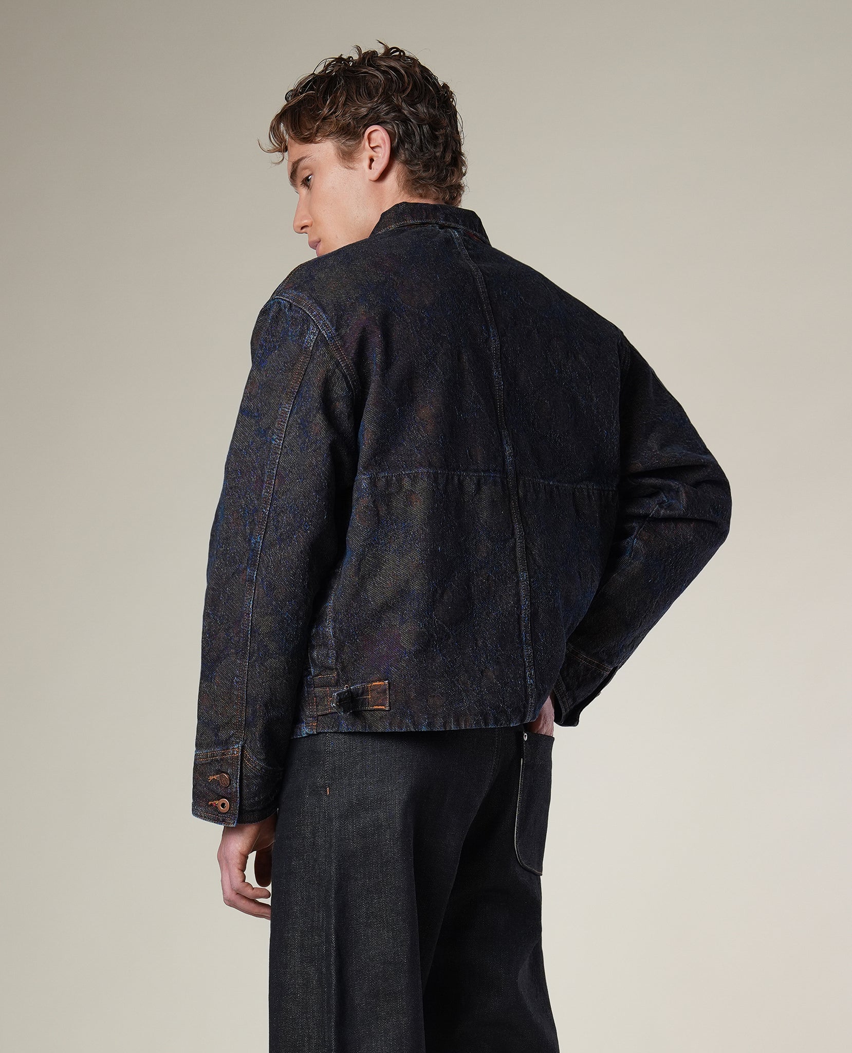 Vandy® Jacquard Denim Chore Jacket chore jacket  jacquard